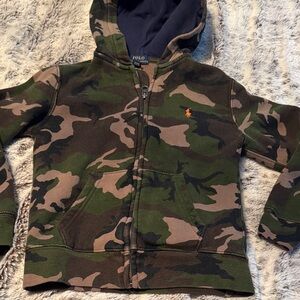 Polo by Ralph Lauren Kids Green Camo Hoodie
